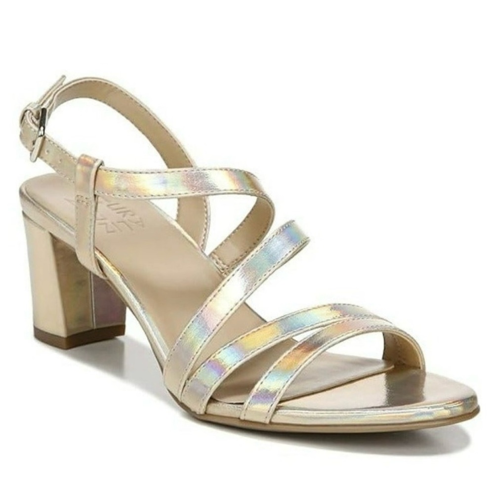 Naturalizer Iridescent Strappy Sandals